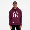 New York Yankees MLB Regular Dark Purple Pullover Hoodie-kentox