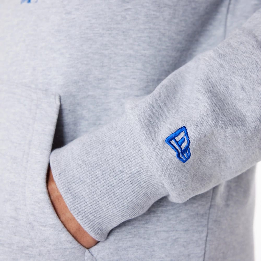 LA Dodgers MLB Regular Grey Pullover Hoodie-kentox