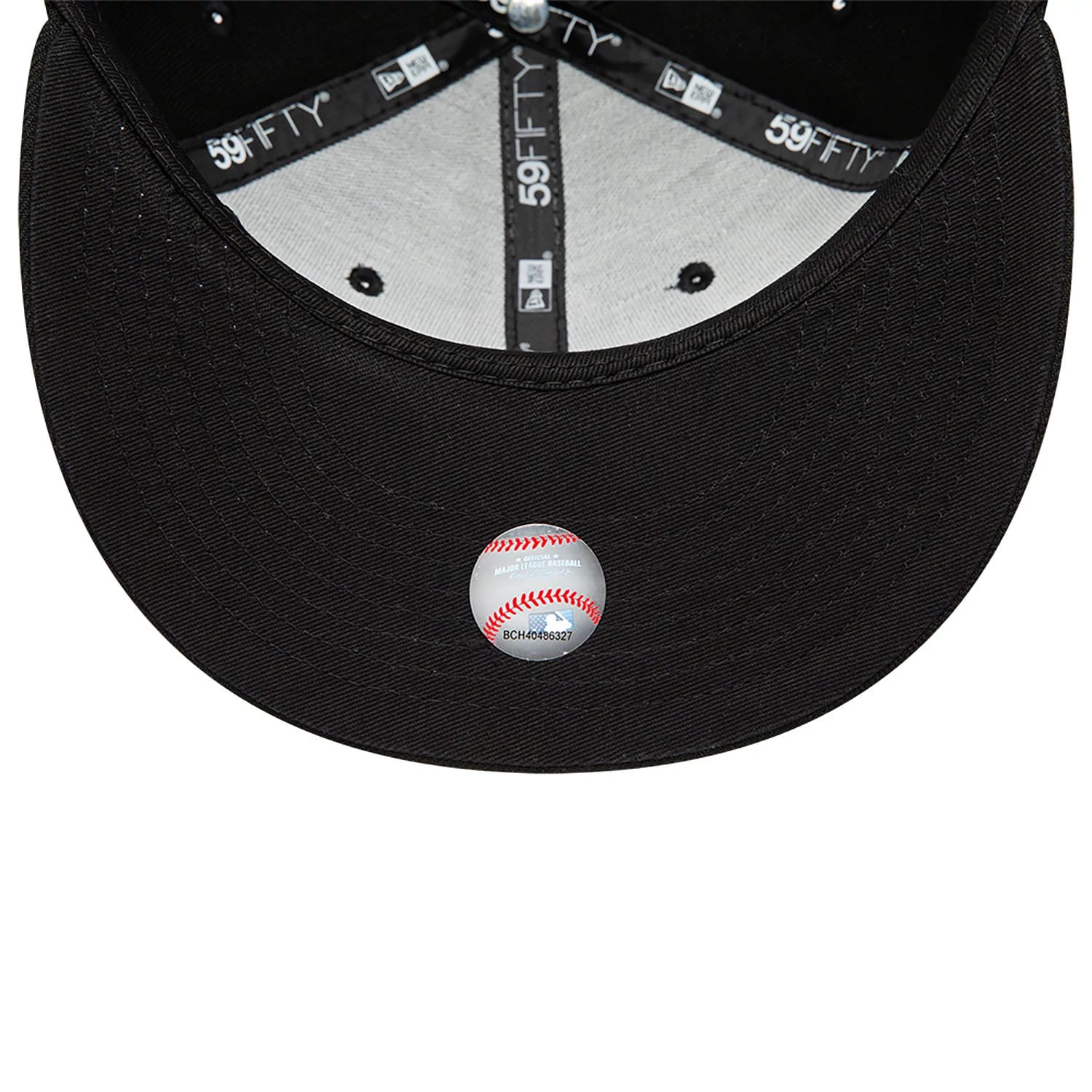 Detroit Tigers MLB Black and White 59FIFTY Fitted Cap-kentox