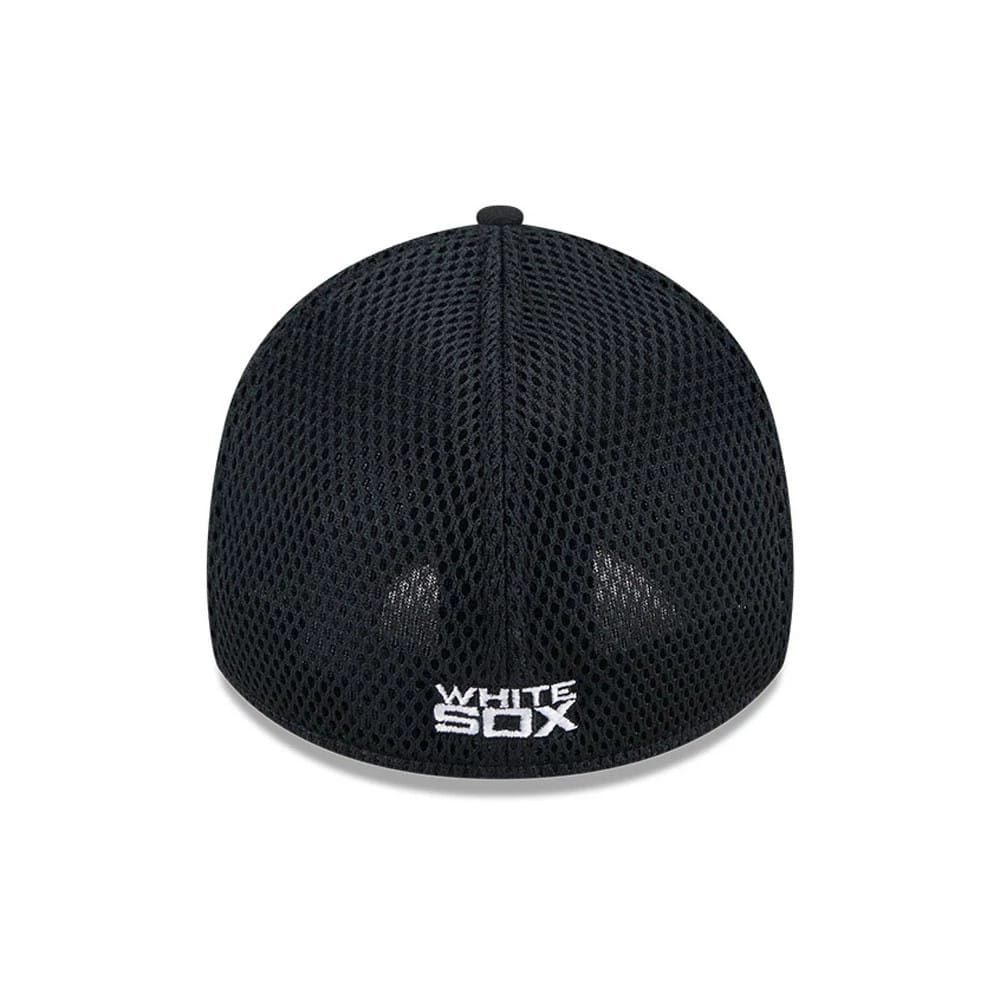 Chicago White Sox MLB Evergreen Neo Black 39THIRTY Stretch Fit Cap-kentox