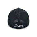 LA Lakers NBA Evergreen Neo Black 39THIRTY Stretch Fit Cap-kentox