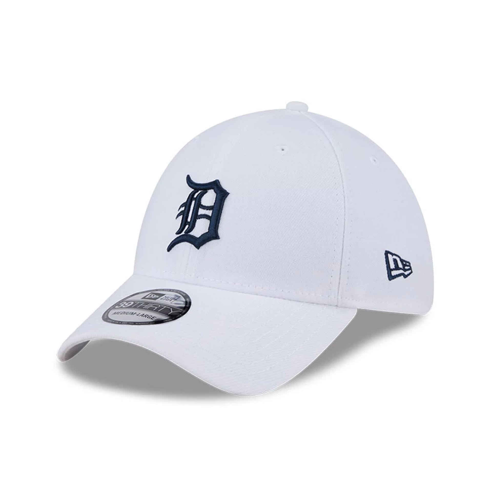 Detroit Tigers MLB Evergreen White 39THIRTY Stretch Fit Cap-kentox