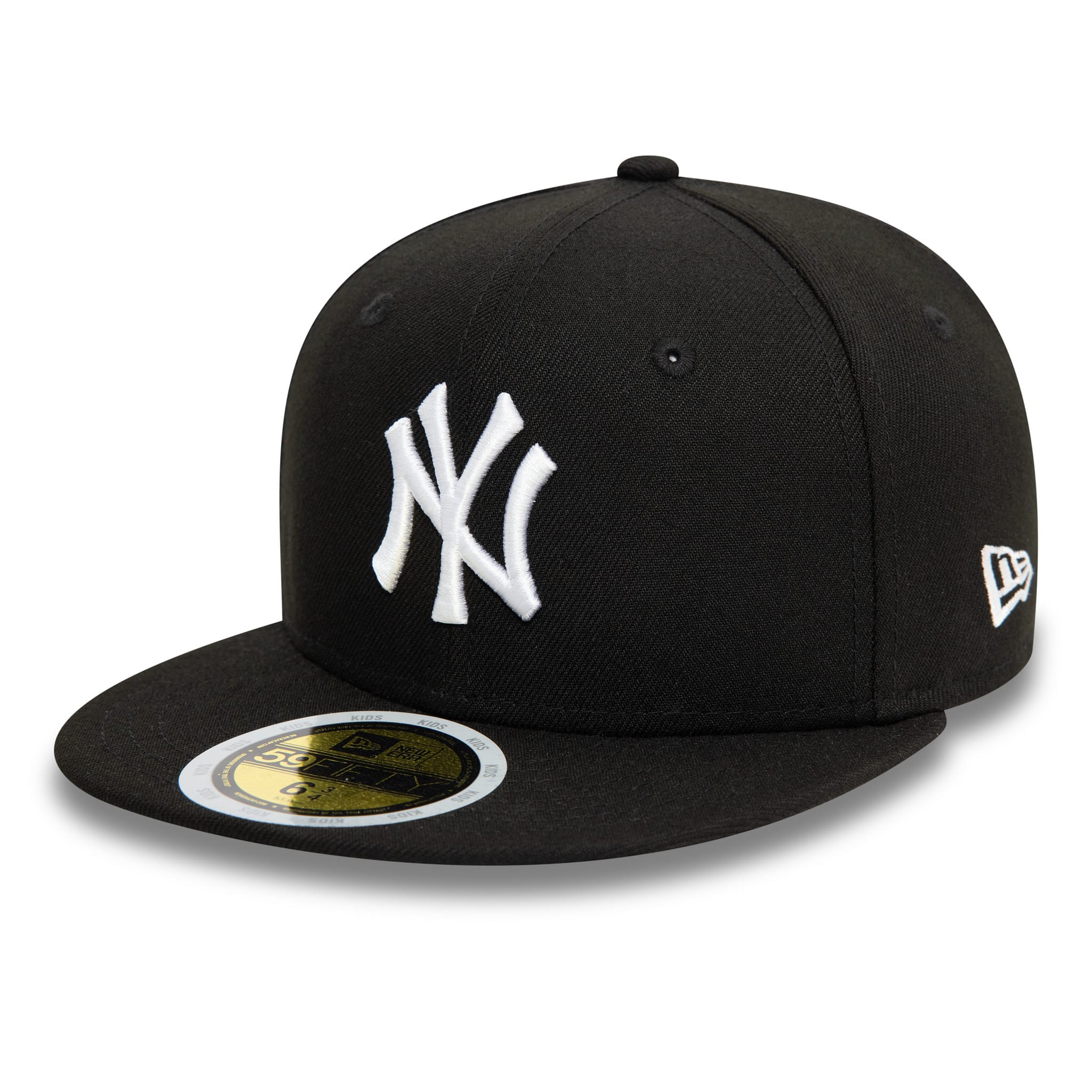 New York Yankees Youth Black 59FIFTY Fitted Cap-kentox