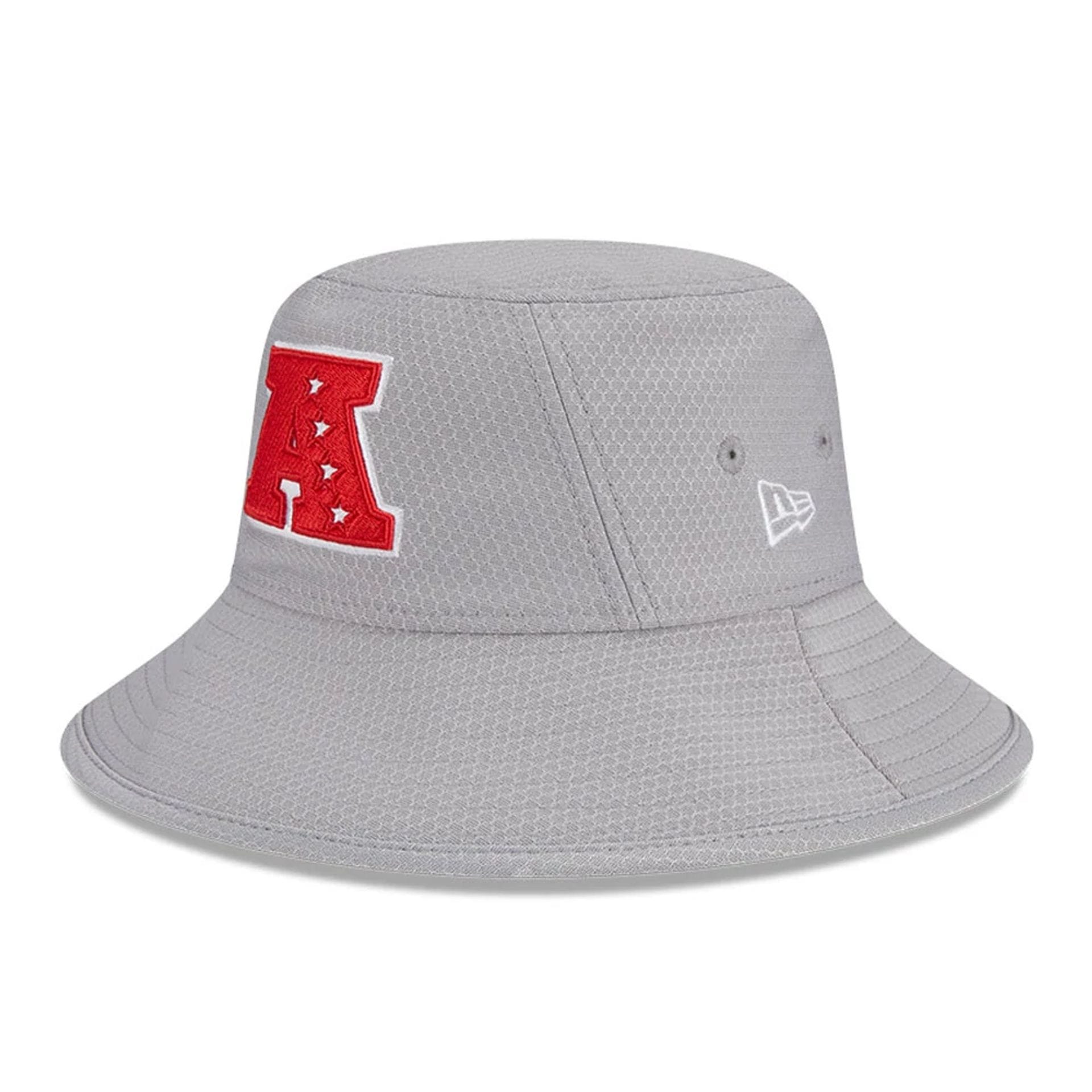 NFL Pro Bowl 2025 AFC Logo Grey Stretch Bucket Hat-kentox