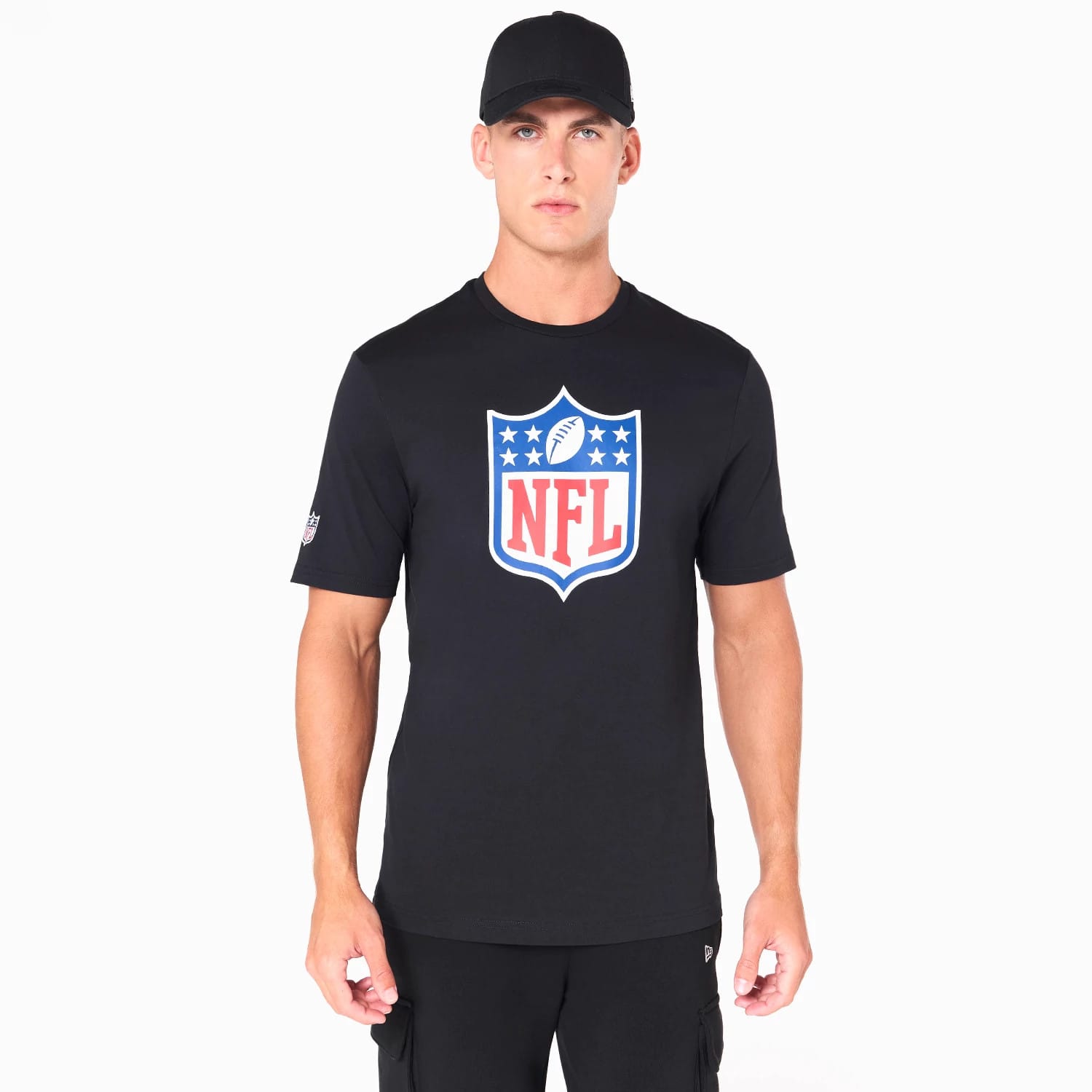 NFL Shield Logo NFL Black T-Shirt-kentox