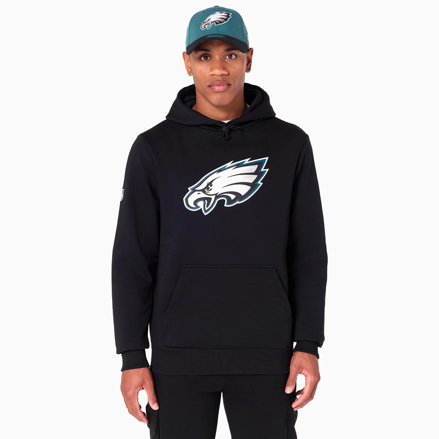 Philadelphia Eagles NFL Black Pullover Hoodie-kentox