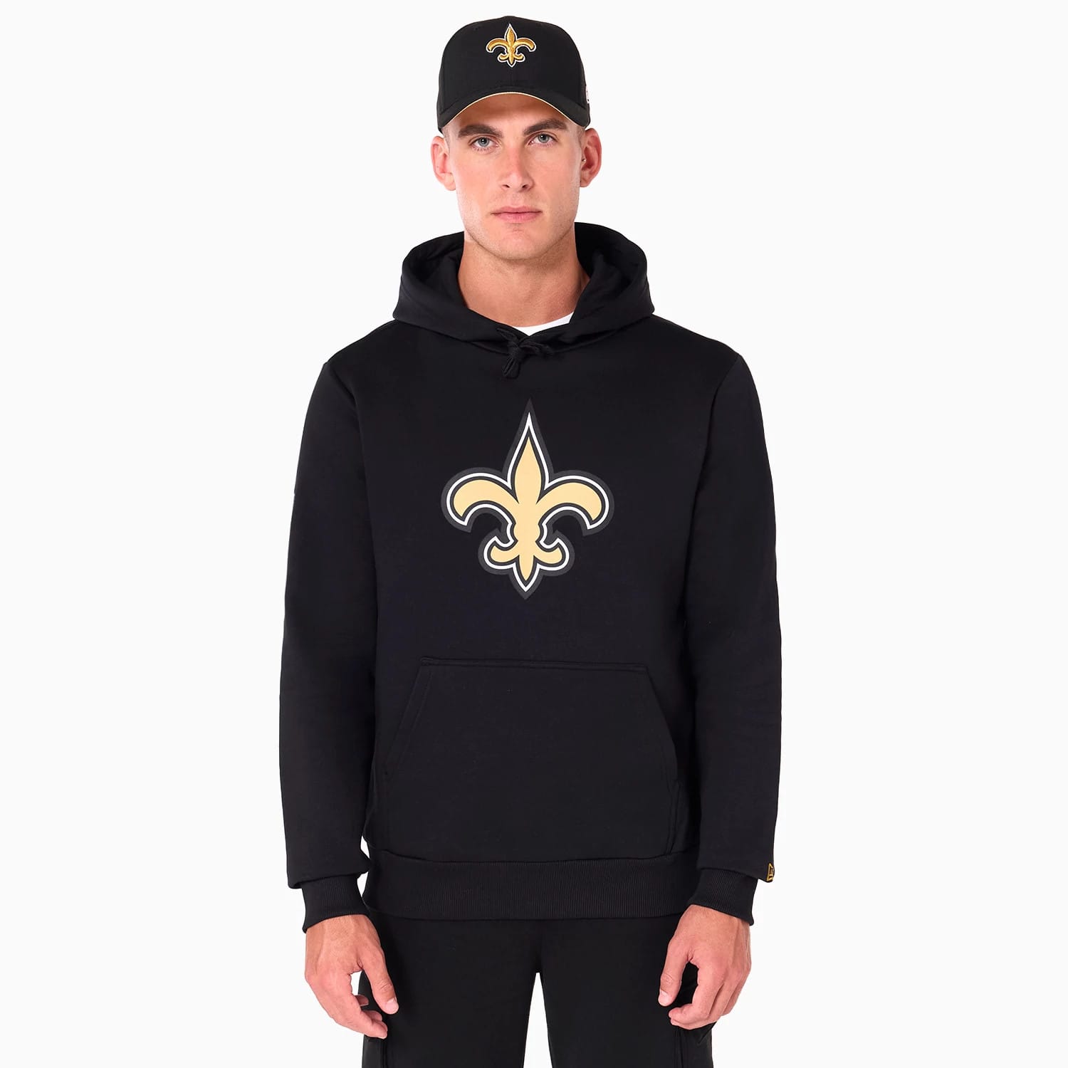 New Orleans Saints NFL Black Pullover Hoodie-kentox