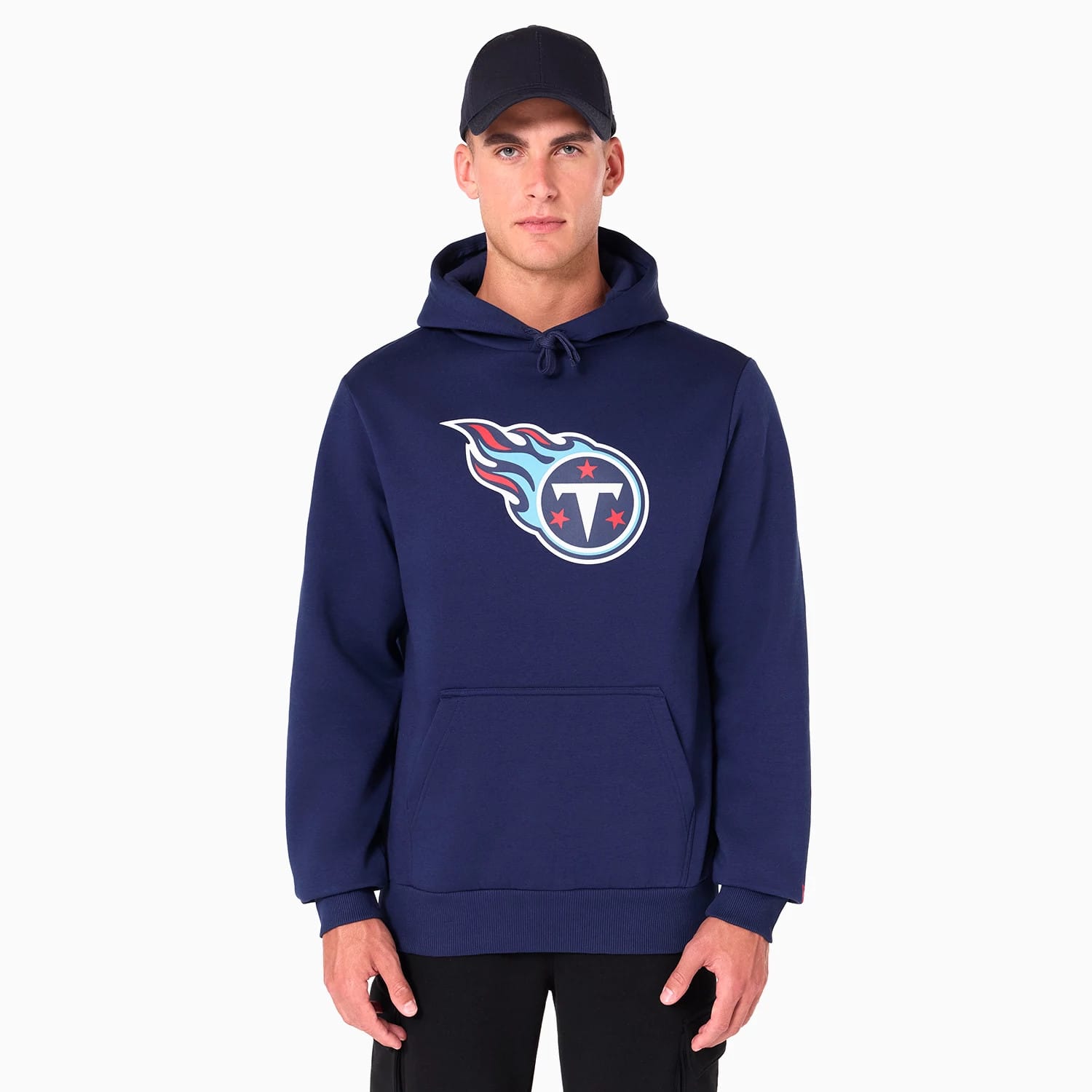 Tennessee Titans NFL Navy Pullover Hoodie-kentox