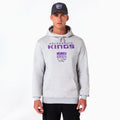 Sacramento Kings NBA Grey Pullover Hoodie-kentox