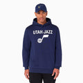 Utah Jazz NBA Navy Pullover Hoodie-kentox