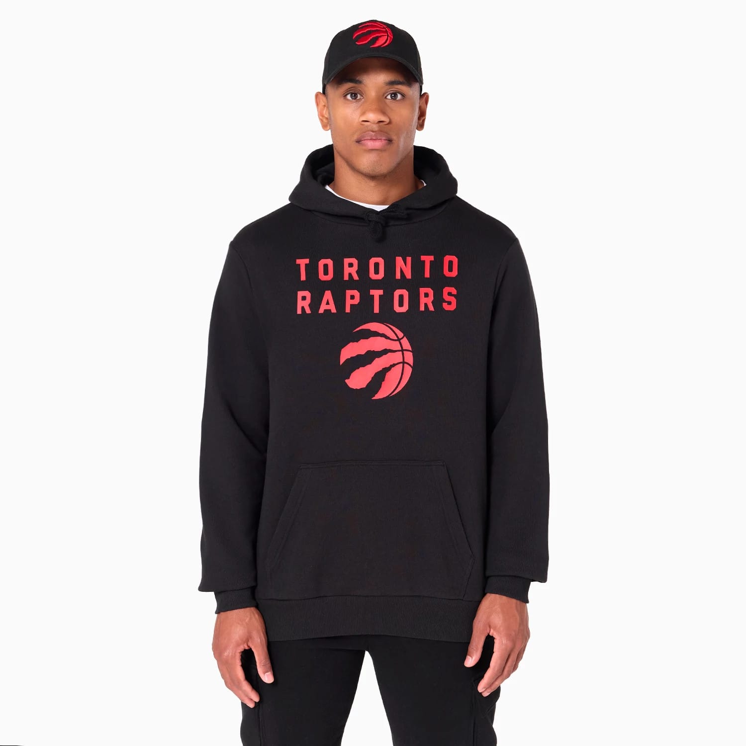 Toronto Raptors NBA Black Pullover Hoodie-kentox