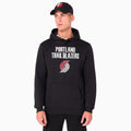 Portland Trail Blazers NBA Black Pullover Hoodie-kentox