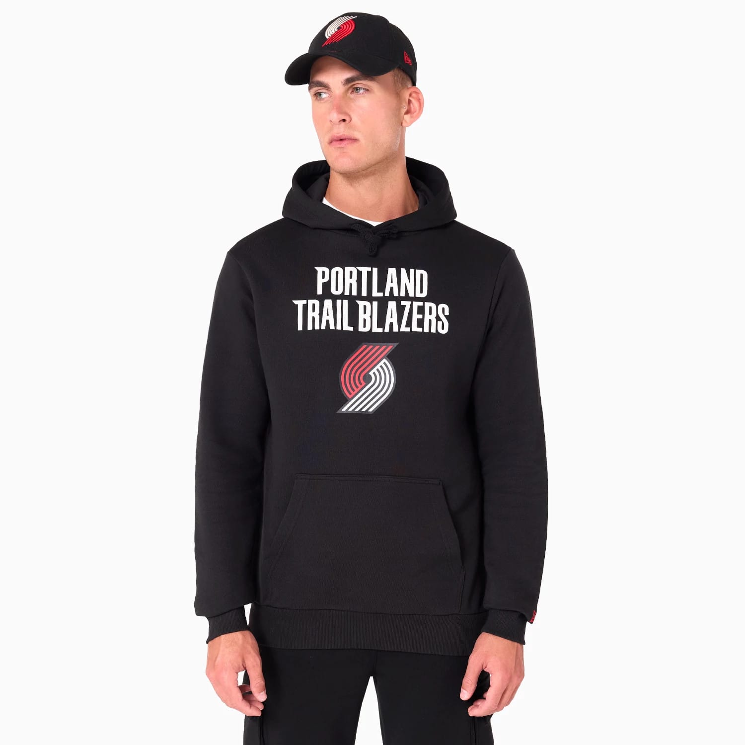 Portland Trail Blazers NBA Black Pullover Hoodie-kentox