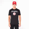 Atlanta Hawks NBA Black T-Shirt-kentox