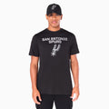 San Antonio Spurs NBA Black T-Shirt-kentox