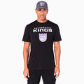 Sacramento Kings NBA Black T-Shirt-kentox