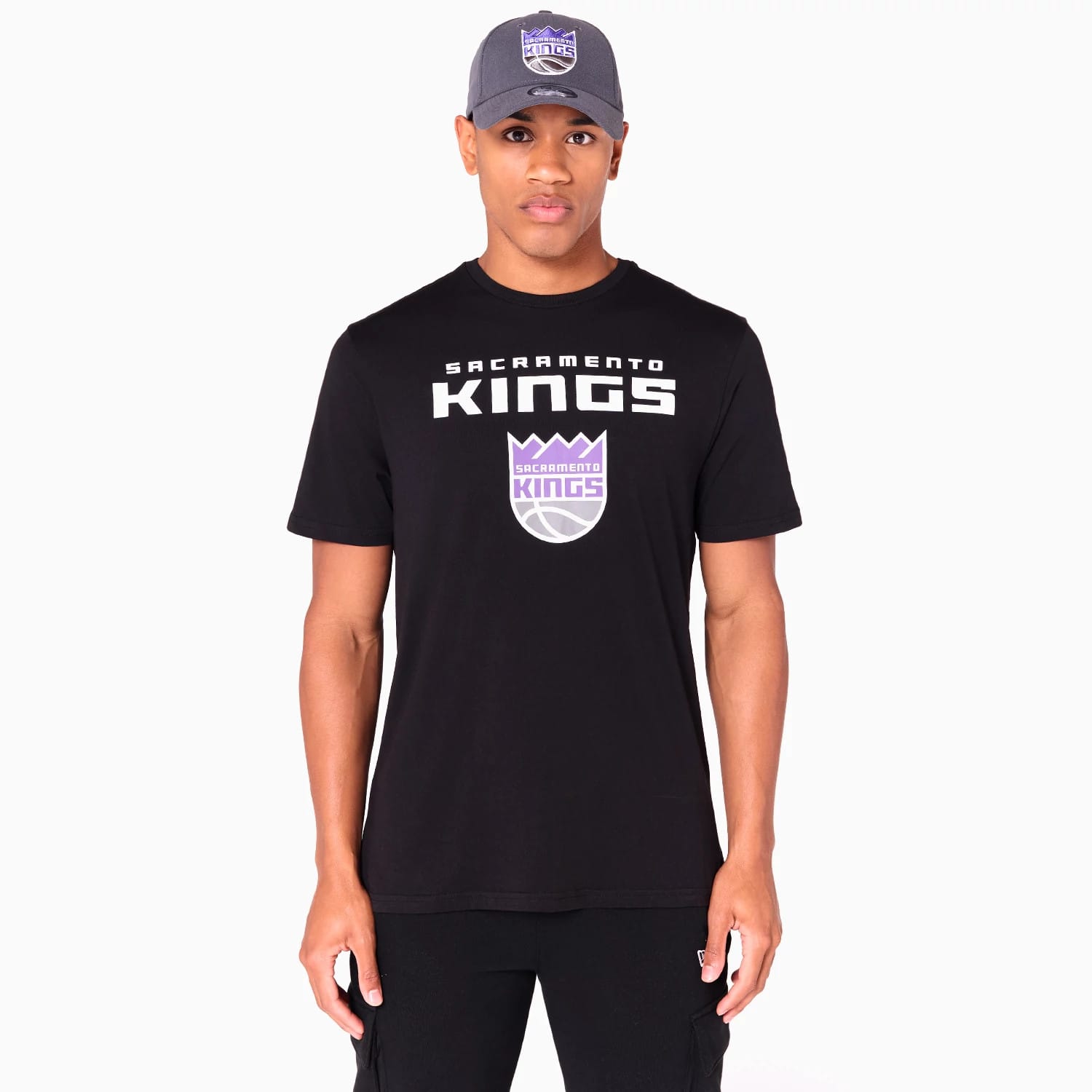 Sacramento Kings NBA Black T-Shirt-kentox