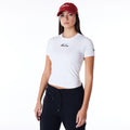 New Era Womens White Slim T-Shirt-kentox