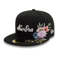 New Era Floral Emblem Black 59FIFTY Fitted Cap-kentox