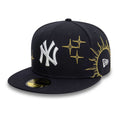 New York Yankees MLB Zodiac Navy 59FIFTY Fitted Cap-kentox