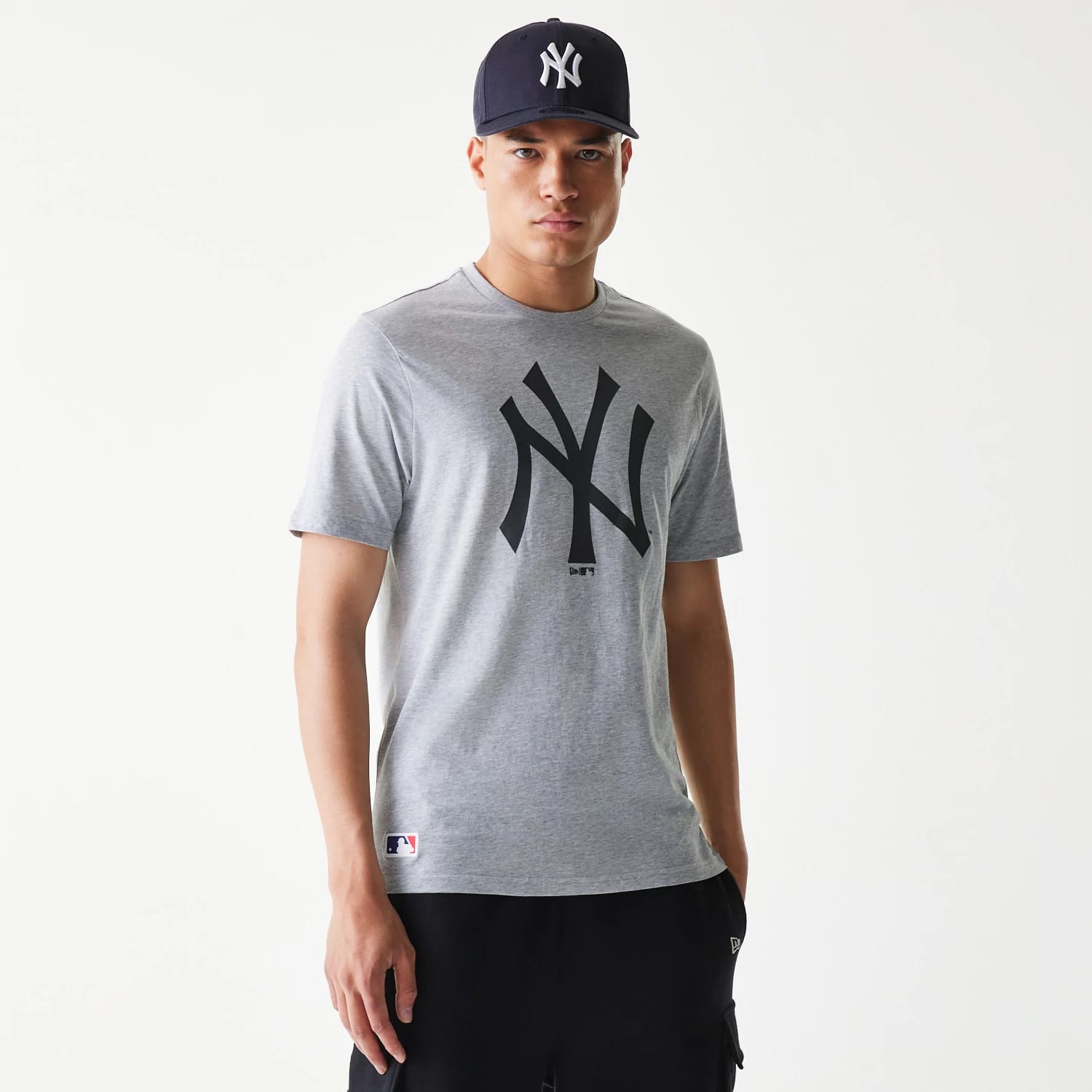 New York Yankees MLB Regular Grey T-Shirt-kentox