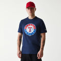 Texas Rangers MLB Regular Dark Blue T-Shirt-kentox