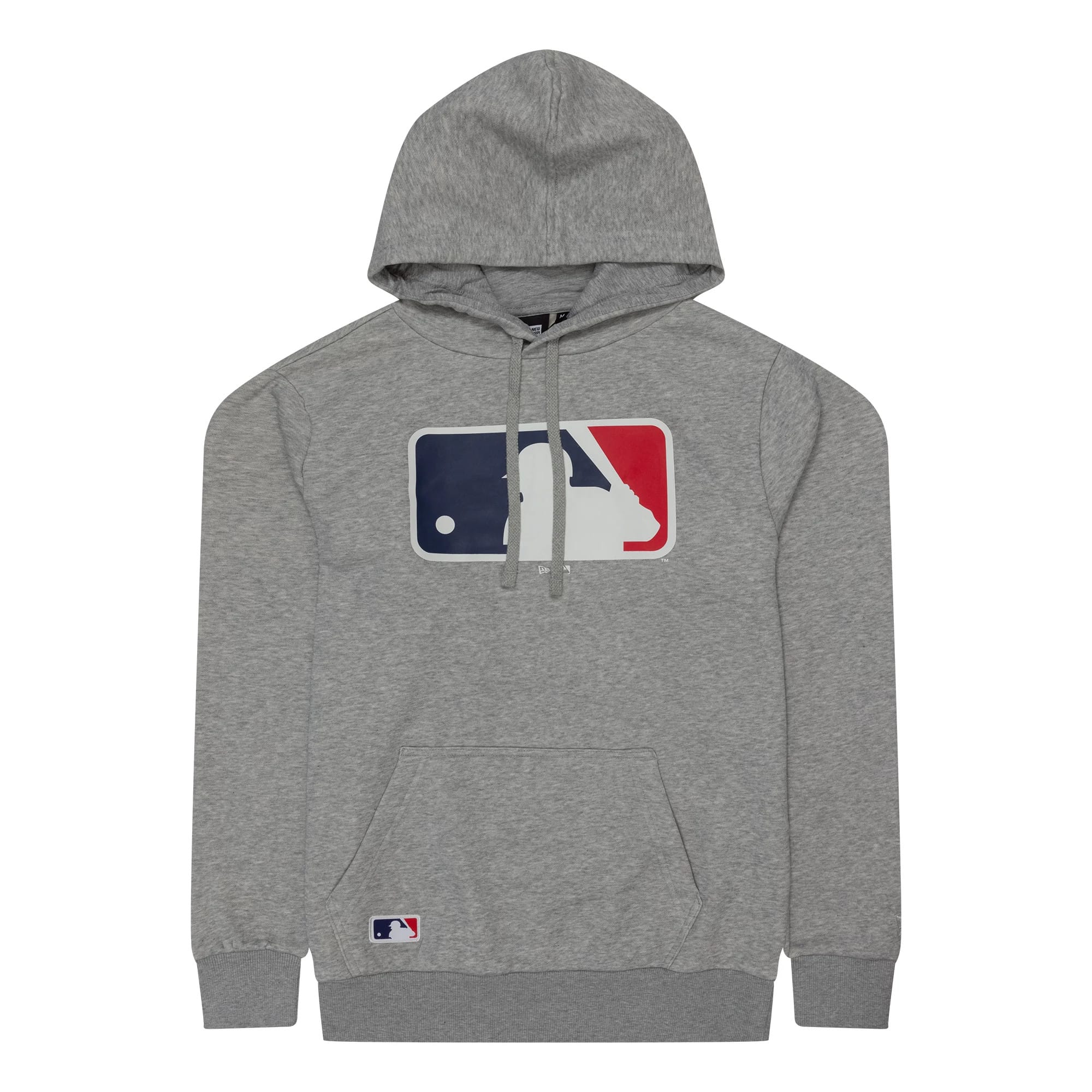MLB Generic Logo MLB Regular Grey Pullover Hoodie-kentox