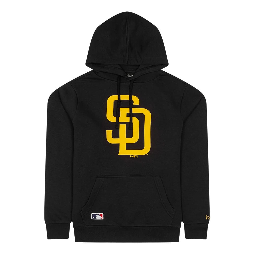 San Diego Padres MLB Black Pullover Hoodie-kentox