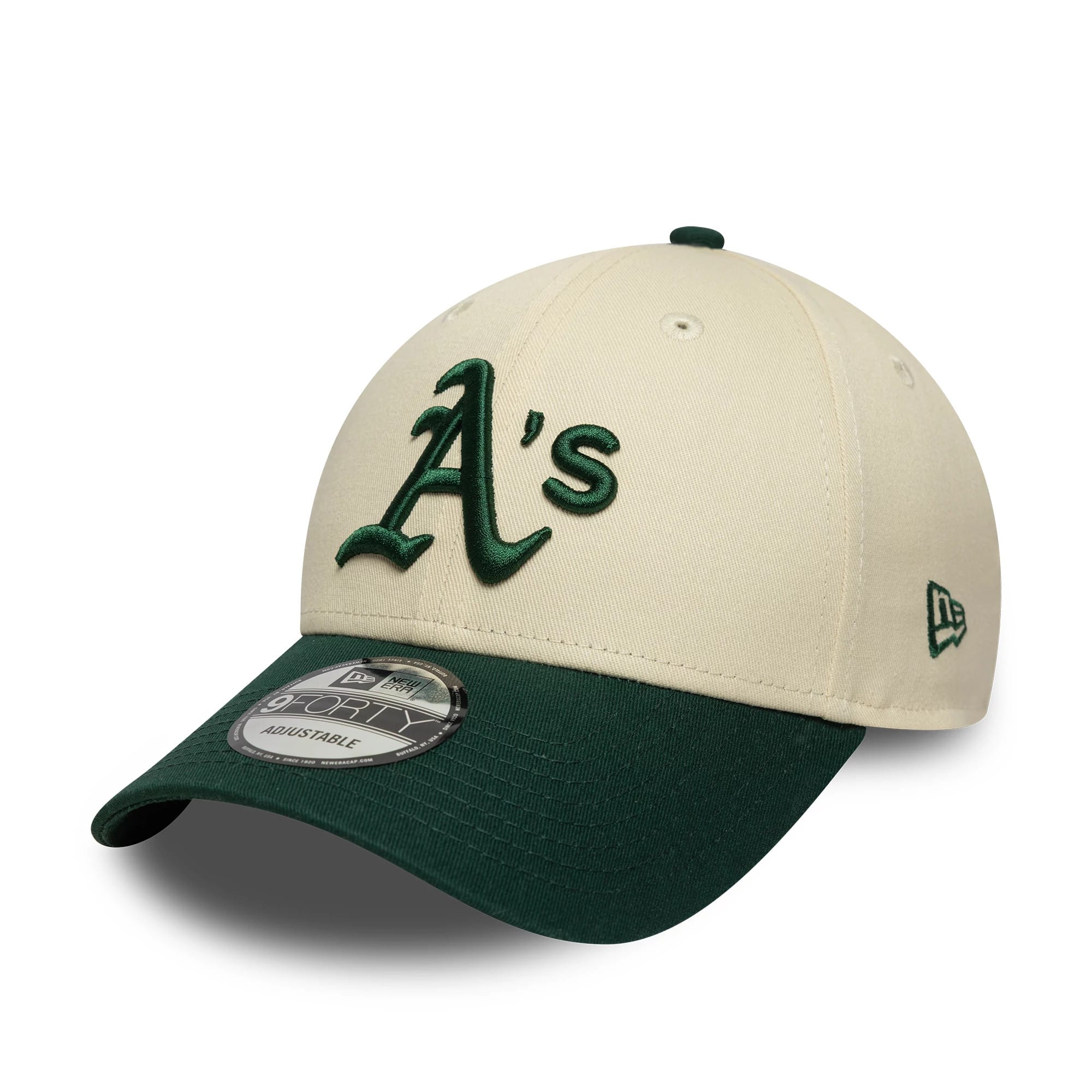 Oakland Athletics Colour Block Cream 9FORTY Adjustable Cap-kentox