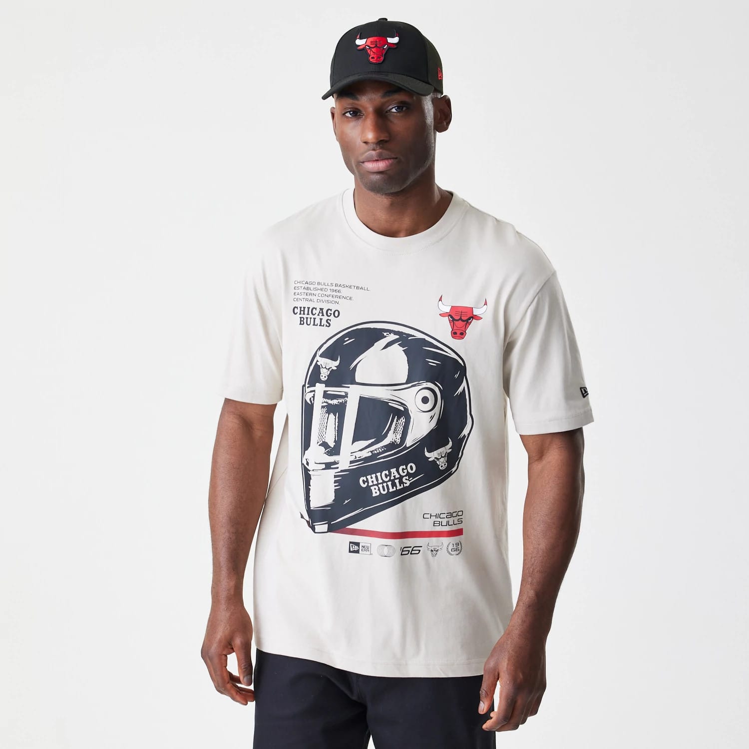 Chicago Bulls Modern Driver Light Beige T-Shirt-kentox