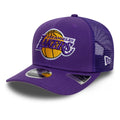 LA Lakers NBA Evergreen Purple 9SEVENTY Stretch Snap Adjustable Cap-kentox