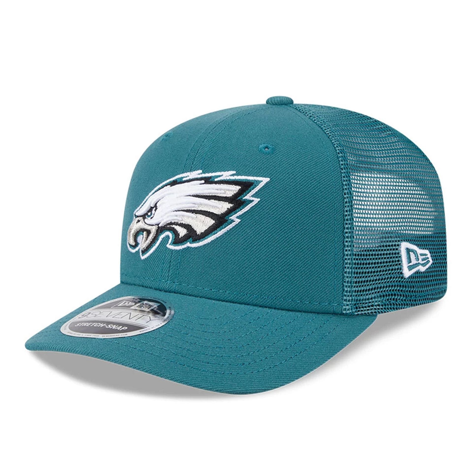 Philadelphia Eagles NFL Evergreen Dark Green 9SEVENTY Stretch Snap Cap-kentox