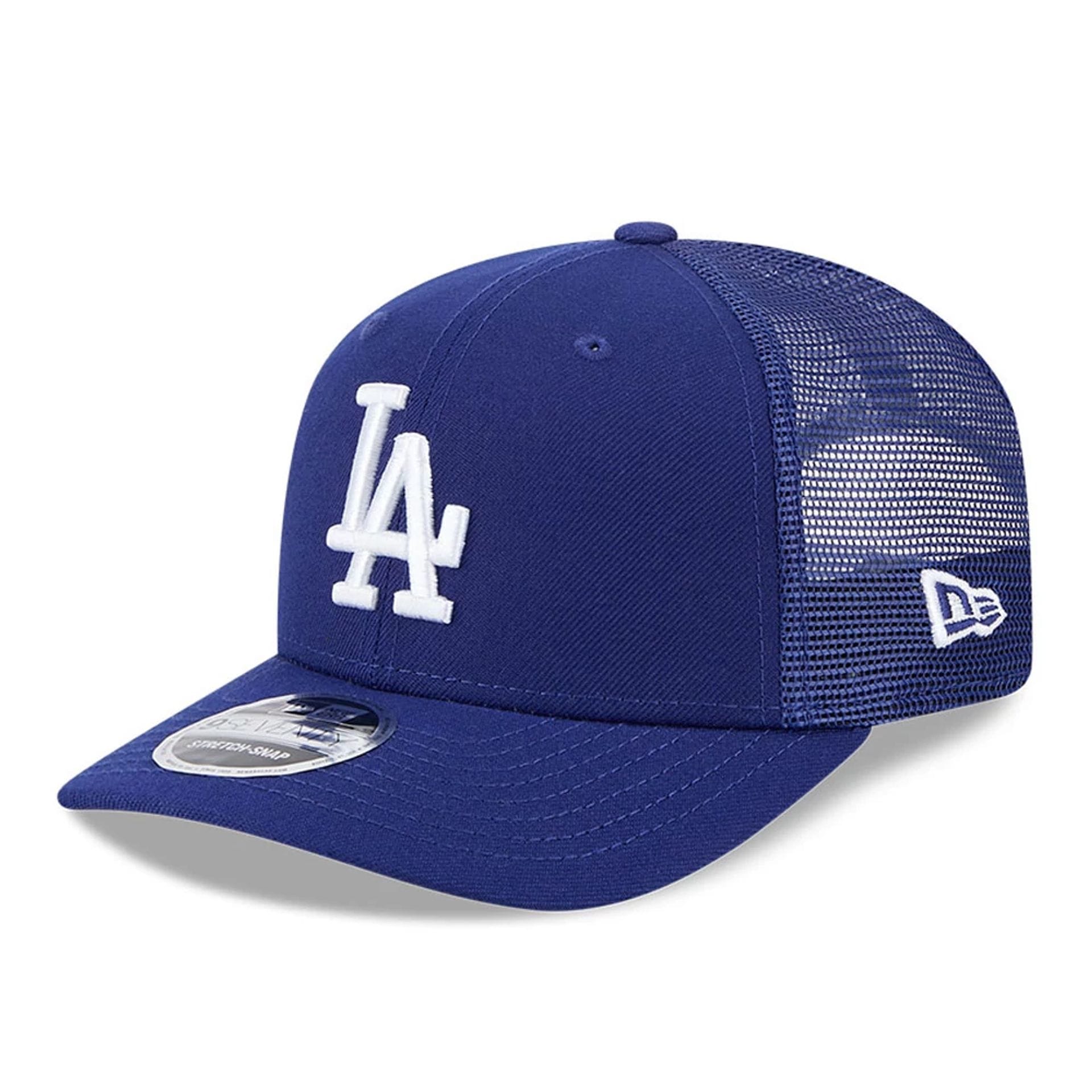 LA Dodgers MLB Evergreen Dark Blue 9SEVENTY Stretch Snap Adjustable Cap-kentox