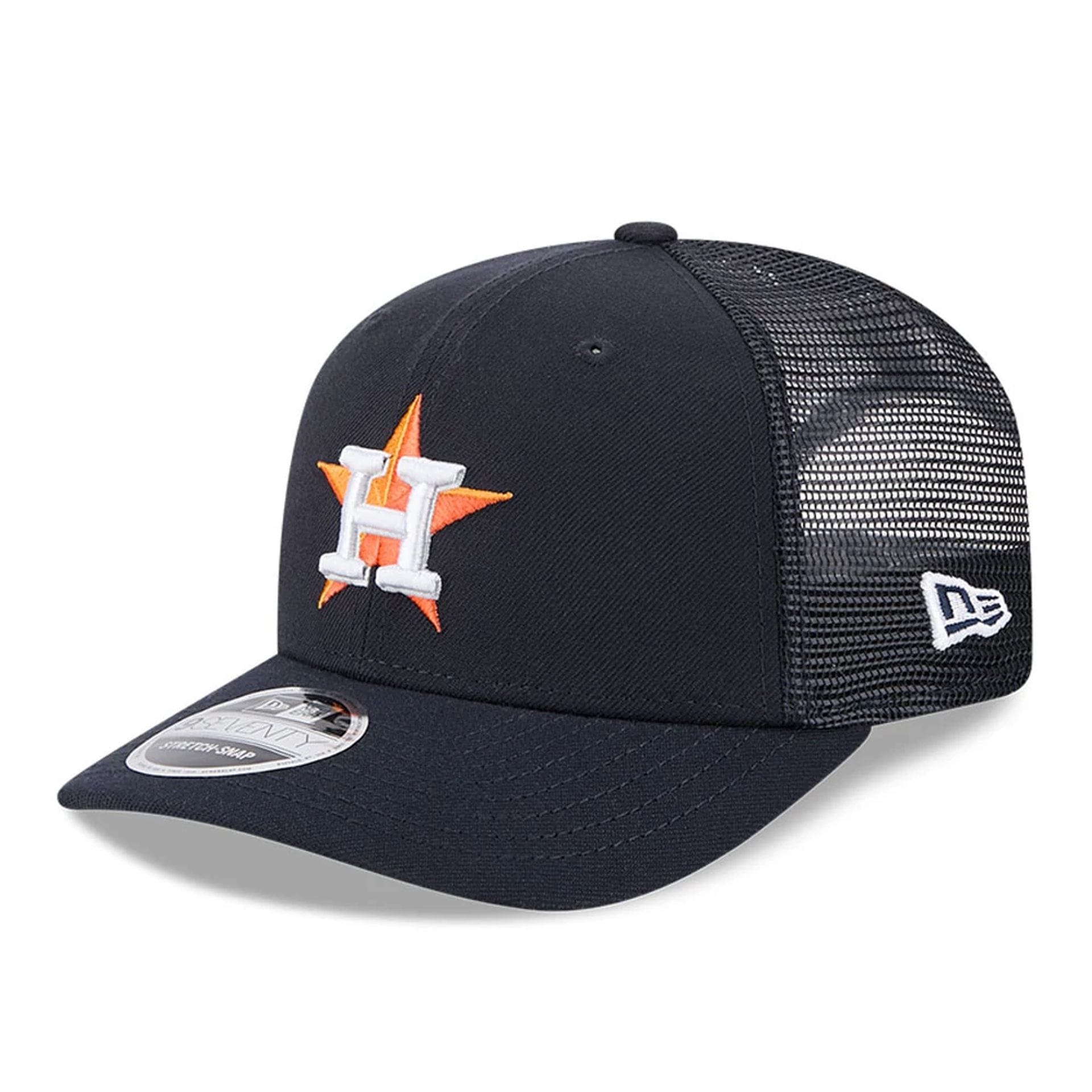Houston Astros MLB Evergreen Navy 9SEVENTY Stretch Snap Adjustable Cap-kentox