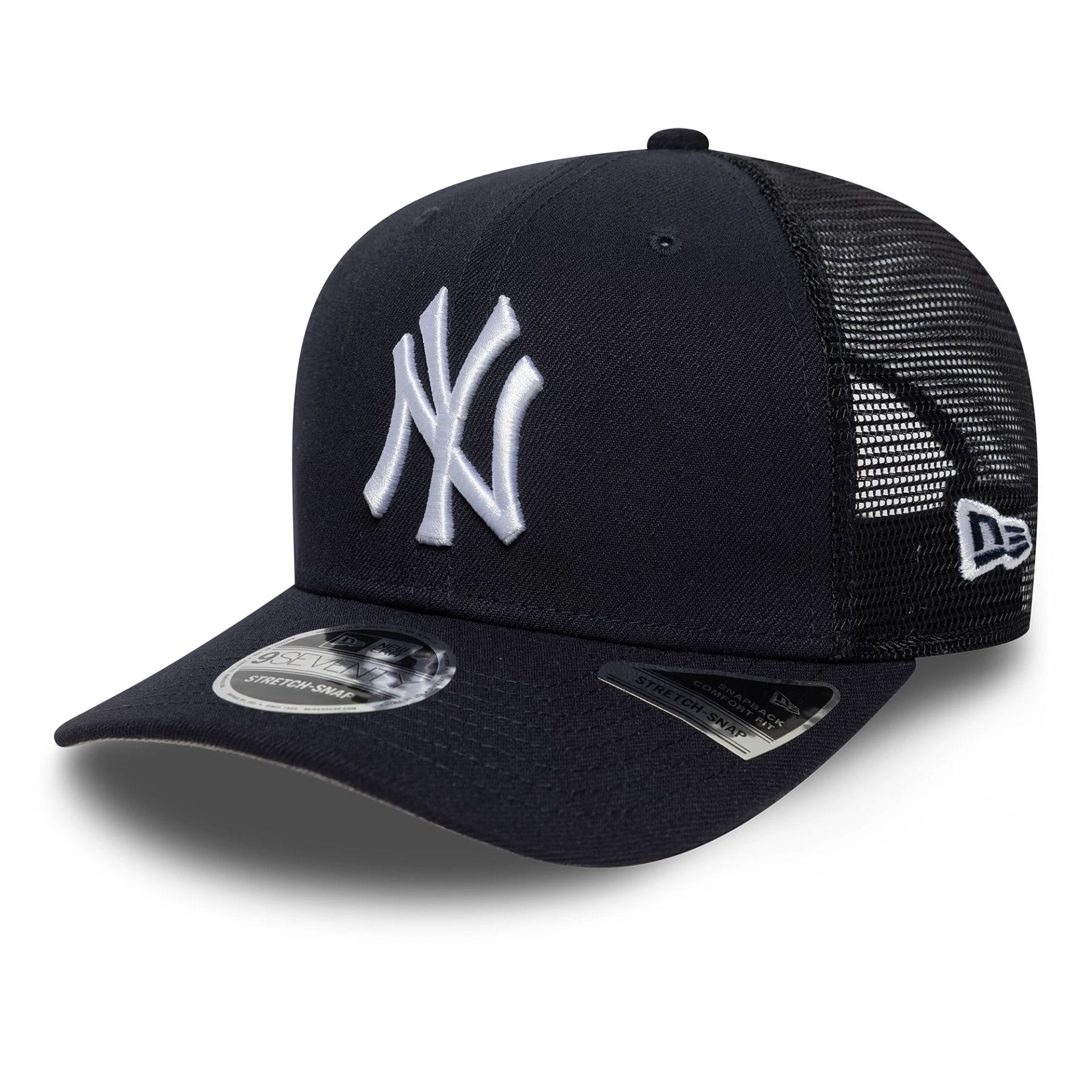 New York Yankees MLB Official Team Colour Navy 9SEVENTY Stretch Snap Adjustable Cap-kentox