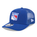 New York Rangers NHL Evergreen Blue 9SEVENTY Stretch Snap Adjustable Cap-kentox