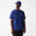 LA Dodgers MLB Character Dark Blue T-Shirt-kentox