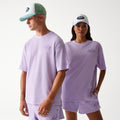 New Era Waffle Pastel Purple Oversized T-Shirt-kentox
