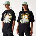 New Era Outdoor Graphic Black Oversized T-Shirt-kentox