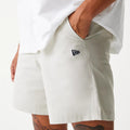 New Era Cream Chino Shorts-kentox