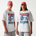 New York Yankees MLB World Series White Oversized T-Shirt-kentox