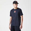 Chicago Bulls NBA Logo Black T-Shirt-kentox