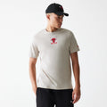 Chicago Bulls NBA Logo Cream T-Shirt-kentox