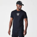 Las Vegas Raiders NFL Logo Black T-Shirt-kentox