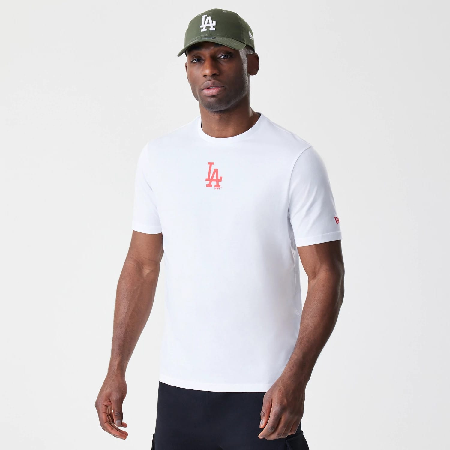 LA Dodgers MLB Logo White T-Shirt-kentox