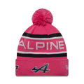 Alpine Racing Youth Replica Jack Doohan Pink Cuff Knit Beanie Hat-kentox