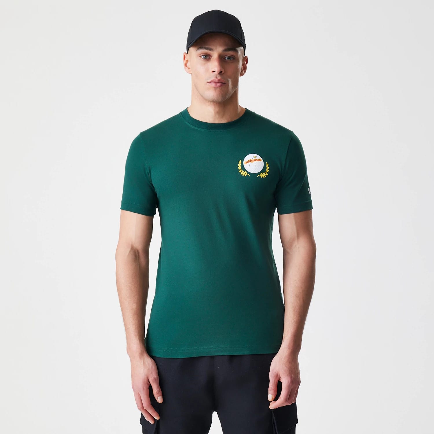 Caddyshack It's In The Hole Dark Green T-Shirt-kentox