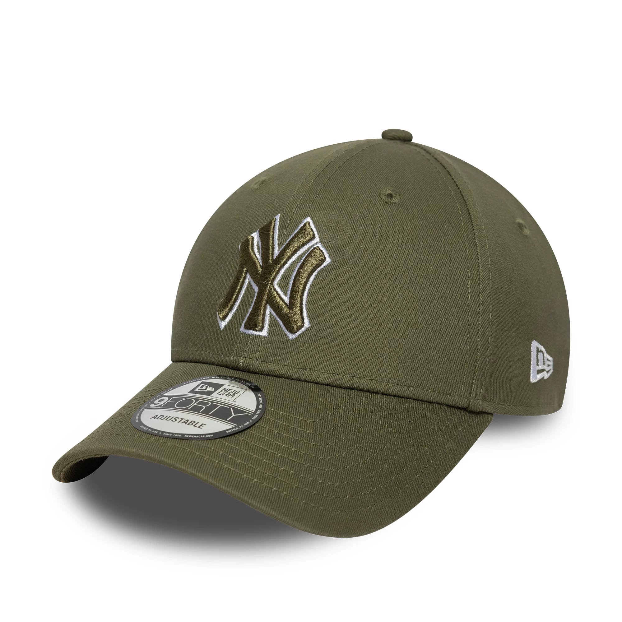 New York Yankees MLB Outline Dark Green 9FORTY Adjustable Cap-kentox