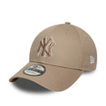 New York Yankees MLB Outline Pastel Brown 9FORTY Adjustable Cap-kentox