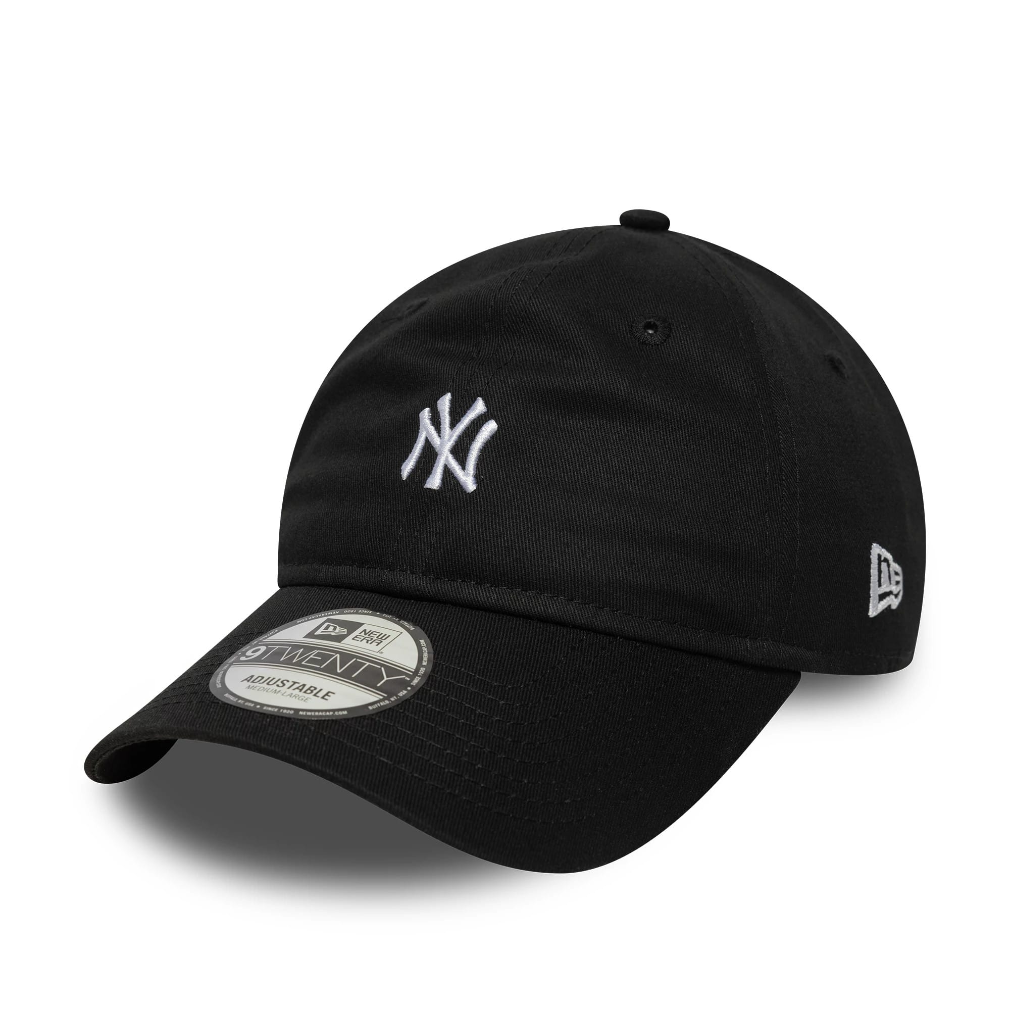 New York Yankees MLB Mini Logo Black 9TWENTY Adjustable Cap-kentox